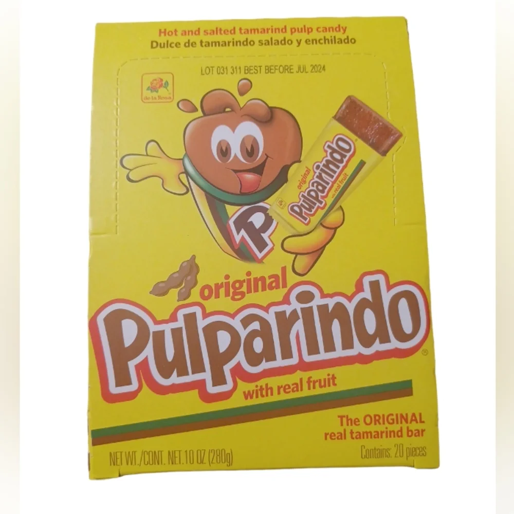 MEXICANA CANDY PULPARINDO ORIGINAL WITH REAL FRUIT THE ORIGINAL REAL TAMARIND